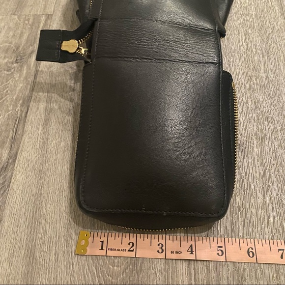 VINTAGE CHLOE Black compact and foldable leather and gold bag - Picture 5 of 14